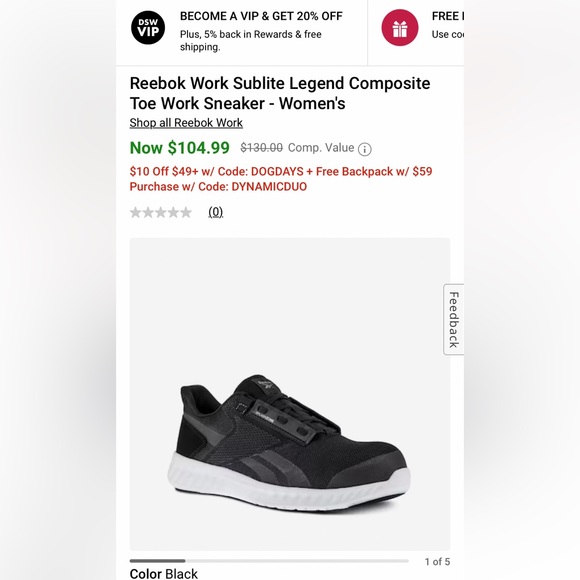 WOMAN’s Size 7 1/2 REEBOK SUBLITE LEGEND WORK SHOES! These look brand NEW! - Picture 3 of 10